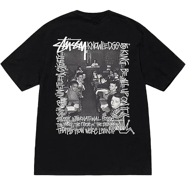 Amazon | [ステューシー] 半袖プリントTシャツ SKATE POSSE PIG DYED